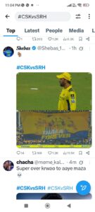#CSK Vs SRH