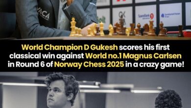 Gukesh stuns Carlsen