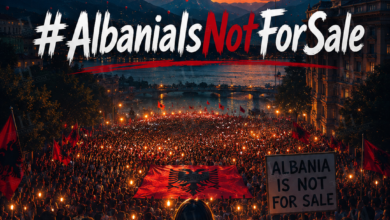 #AlbaniaIsNotForSale